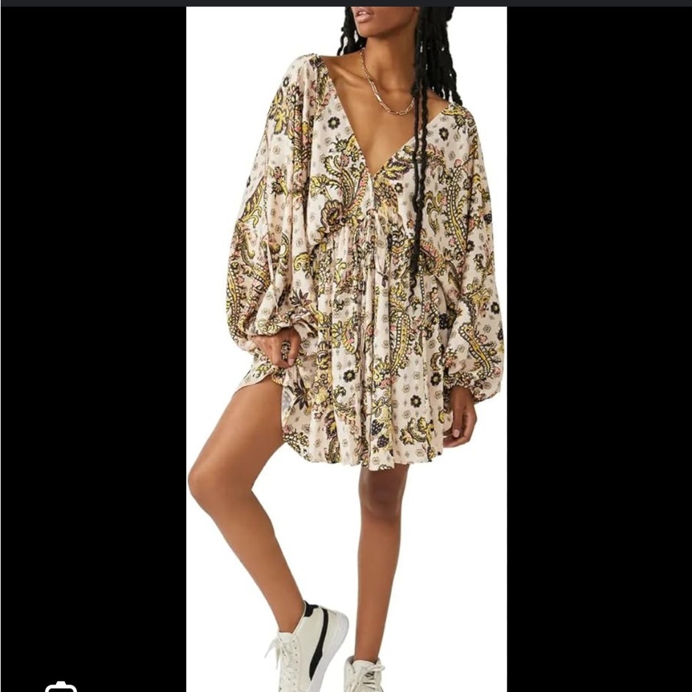 Free People Arzel Printed Mini Dress